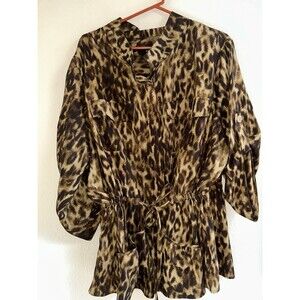 Sz 3X By Kris Jenner. Animal Print Fabric. Looks Luxurious. Very Stylish